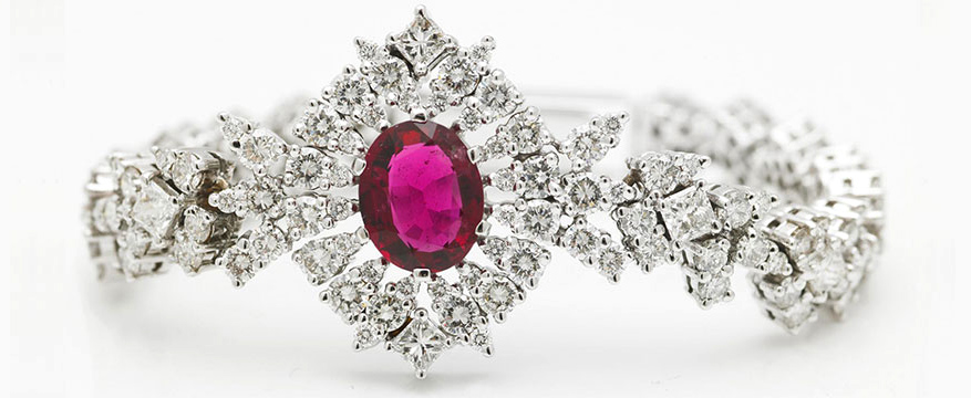 Diamantschmuck mit Edelstein Diamantschmuck mit Edelstein